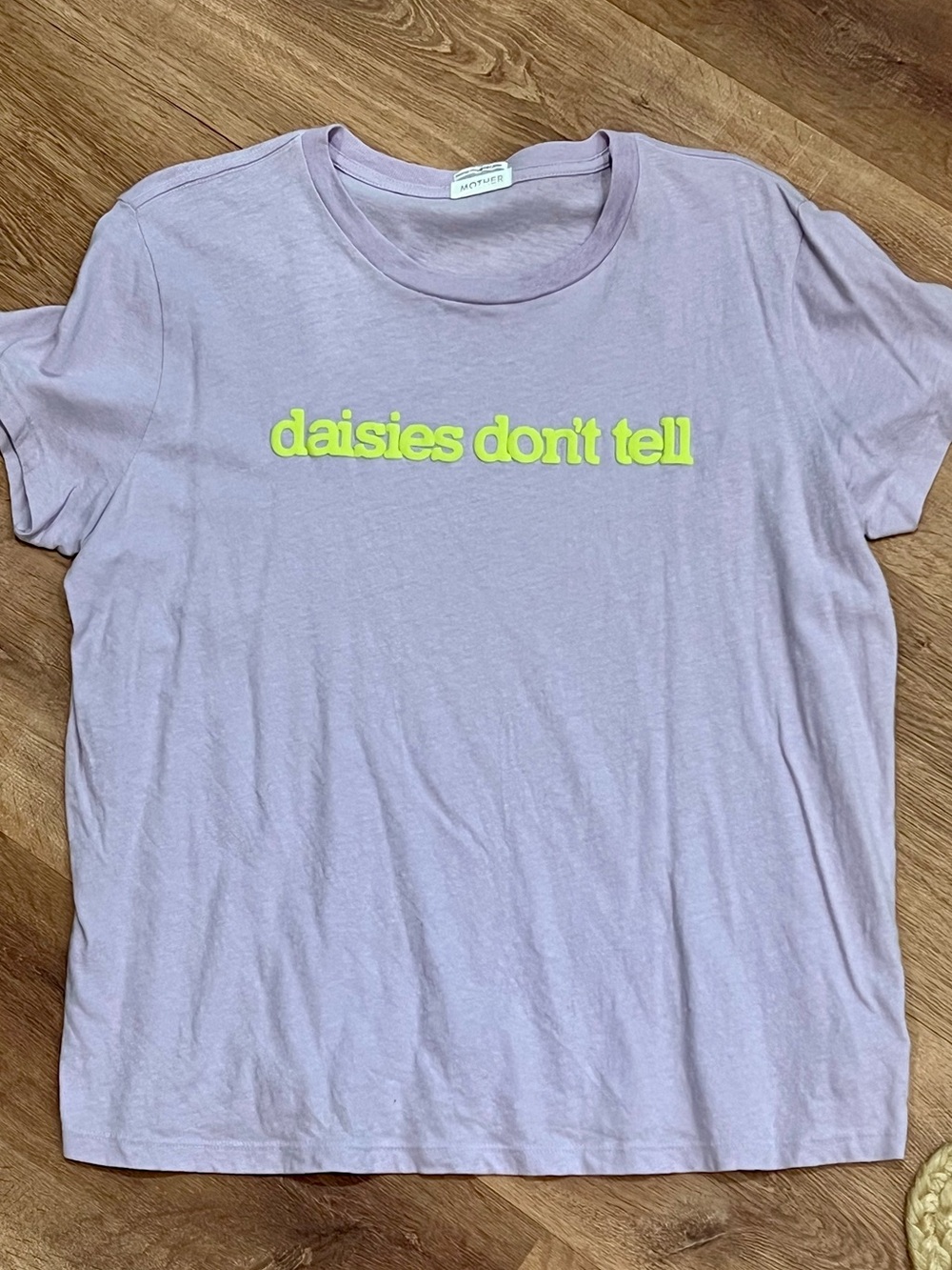 MOTHER The Boxy Goodie Goodie Daisies Don’t Tell Size XL RT $120 Lavender